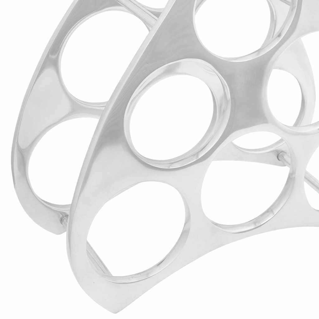 Portabottiglie Argento 38 x 33 x 13 cm Alluminio 42000150