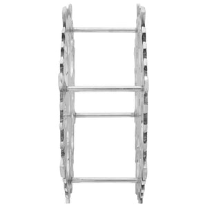 Portabottiglie Argento 39 x 39 x 14 cm Alluminio 42000152