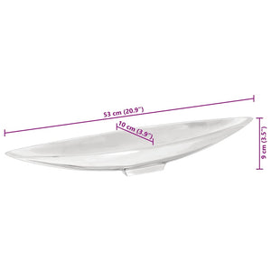 Cesto di frutta Argento 54 x 9 x 10 cm Alluminio 42000159