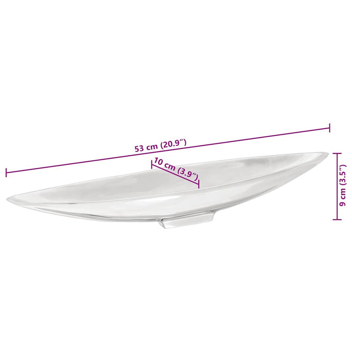 Cesto di frutta Argento 54 x 9 x 10 cm Alluminio 42000159