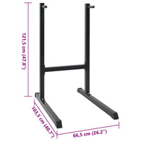 Stazione per dips Nero 104 x 66.5 x 122 cm 42002570