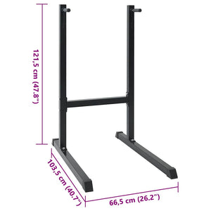 Stazione per dips Nero 104 x 66.5 x 122 cm 42002570