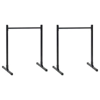 Stazioni per Dips Manuale 2 pcs Nero 109 x 90 x 105 cm 42002571