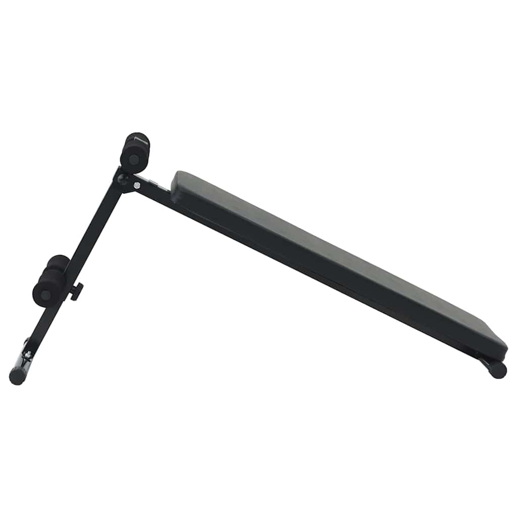 Panca per addominali Nero 124 x 33.5 x 55 cm 42002575