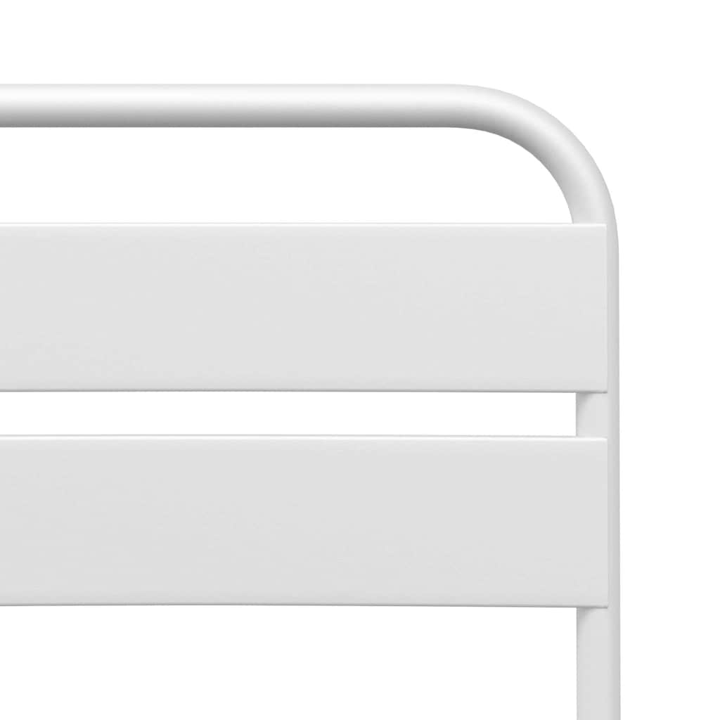 Sedie da Giardino Pieghevoli  2 pz Bianche in Acciaio 42002938