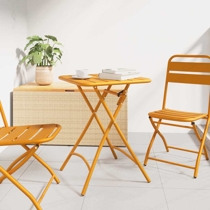 Tavolo da Giardino Senape 55 x 55 x 73 cm 42002945