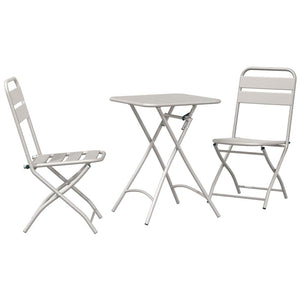 Set bistrot 3 pcs Beige Acciaio 42002953