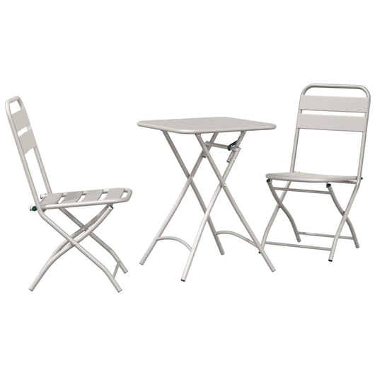 Set bistrot 3 pcs Beige Acciaio 42002953