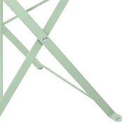 Sedia Pieghevole da Giardino 2 pcs Verde 42 x 46 x 82cm Acciaio 42002958