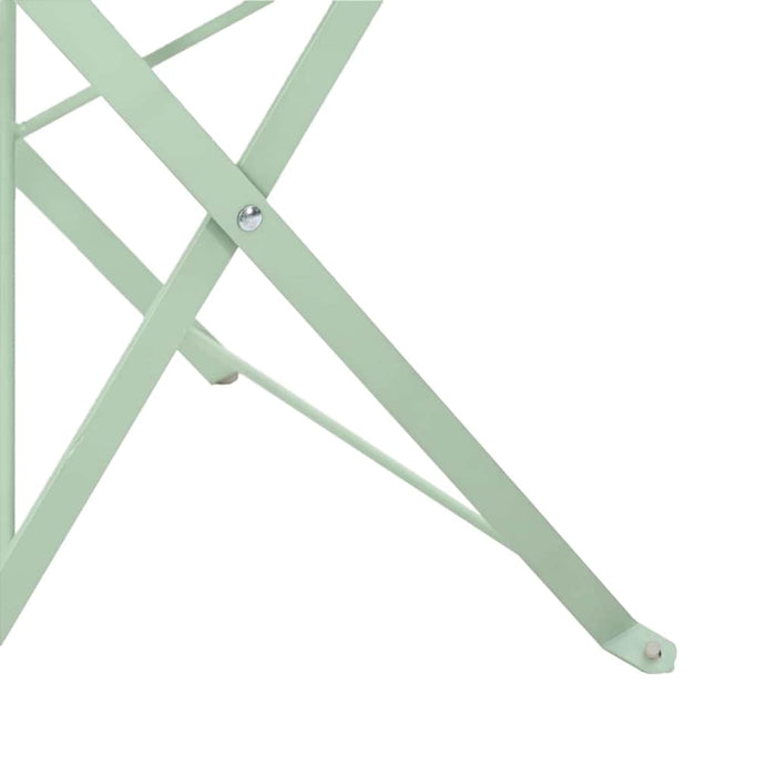 Sedia Pieghevole da Giardino 2 pcs Verde 42 x 46 x 82cm Acciaio 42002958