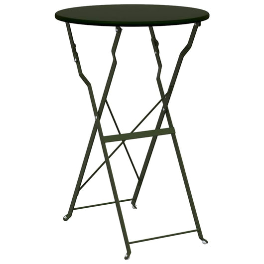 Tavolo da bistrot Verde scuro Ø50x71 cm 42002961