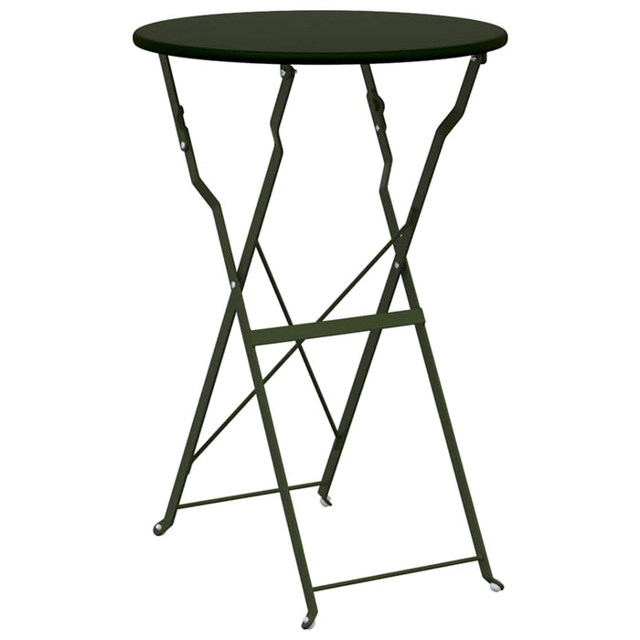 Tavolo da bistrot Verde scuro Ø50x71 cm 42002961