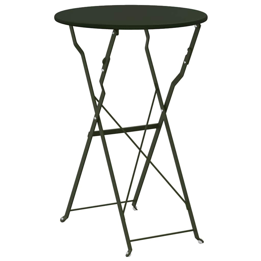 Tavolo da bistrot Verde scuro Ø50x71 cm 42002961