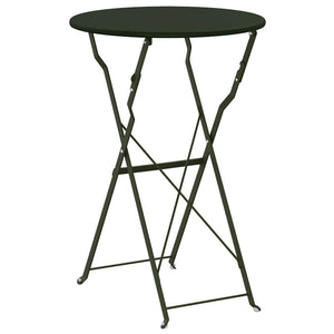 Tavolo da bistrot Verde scuro Ø50x71 cm 42002961