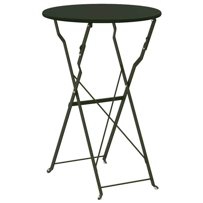 Tavolo da bistrot Verde scuro Ø50x71 cm 42002961