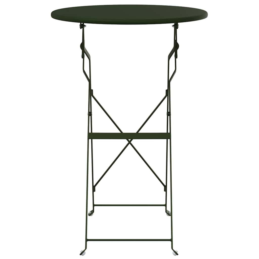 Tavolo da bistrot Verde scuro Ø50x71 cm 42002961