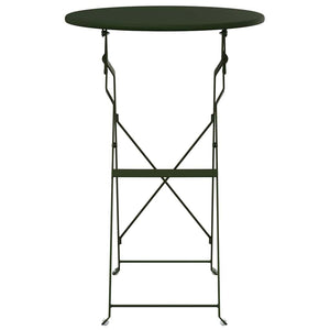 Tavolo da bistrot Verde scuro Ø50x71 cm 42002961