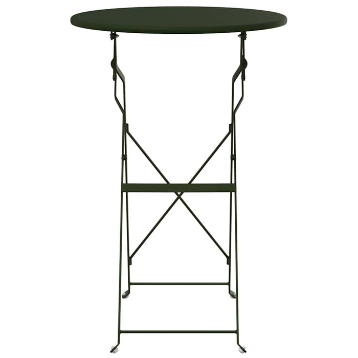 Tavolo da bistrot Verde scuro Ø50x71 cm 42002961