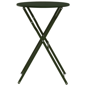 Tavolo da bistrot Verde scuro Ø50x71 cm 42002961