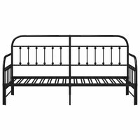 Struttura per letto di giorno Nero 80 x 200 cm 42002636
