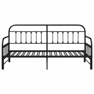 Struttura per letto di giorno Nero 107 x 203 cm 42002641
