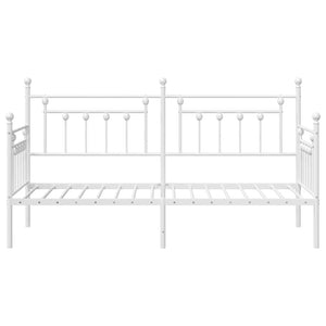 Struttura per letto di giorno Bianco 80 x 200 cm Acciaio 42002671