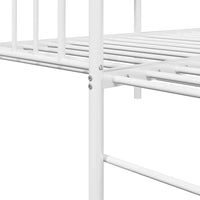 Struttura per letto di giorno Bianco 80 x 200 cm Acciaio 42002678