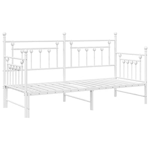 Struttura per letto di giorno Bianco 80 x 200 cm Acciaio 42002678
