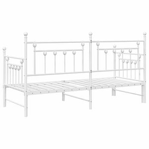 Struttura per letto di giorno Bianco 80 x 200 cm Acciaio 42002678