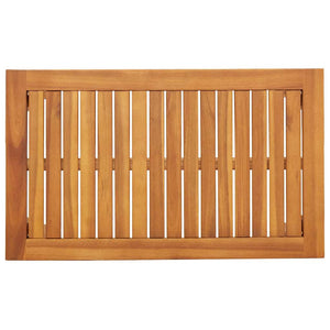 Set Divano da Giardino 2 pcs Marrone Legno massello di acacia 4106579