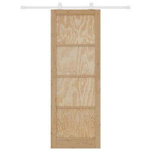 Set di Porte Scorrevoli Manuale Naturale e bianco 83 x 232 cm 3333396