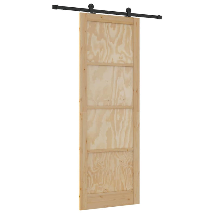 Porta scorrevole con set hardware 'ORKDAL'Legno massello di pino 3333452