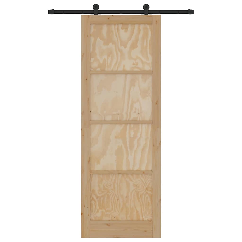 Porta scorrevole con set hardware 'ORKDAL'Legno massello di pino 3333452