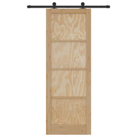 Porta scorrevole con set hardware 'ORKDAL'Legno massello di pino 3333452