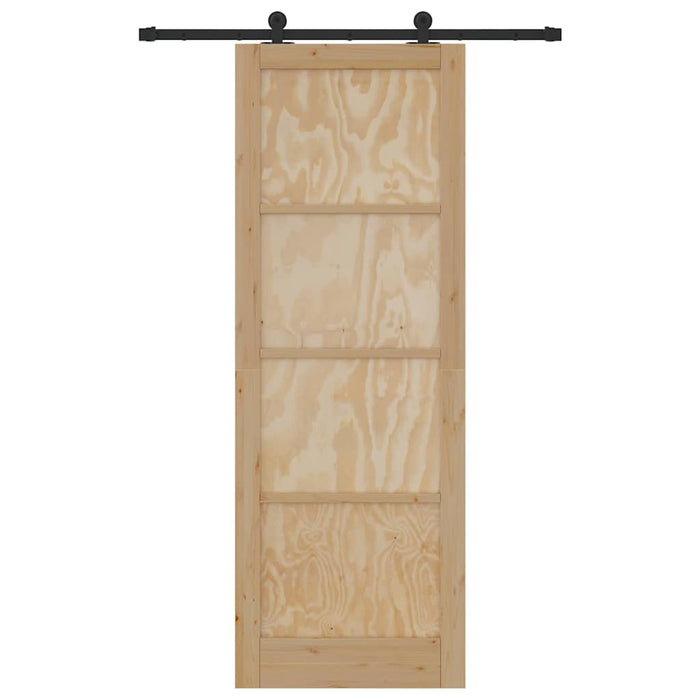 Porta scorrevole con set hardware 'ORKDAL'Legno massello di pino 3333452
