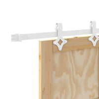 Porta Scorrevole Manuale Naturale e bianco 86 x 198.5 cm 3333594