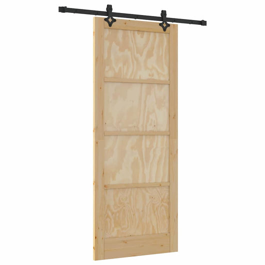 Porta Scorrevole con Set di Hardware 'ORKDAL'in Legno Massello di Pino 3333624