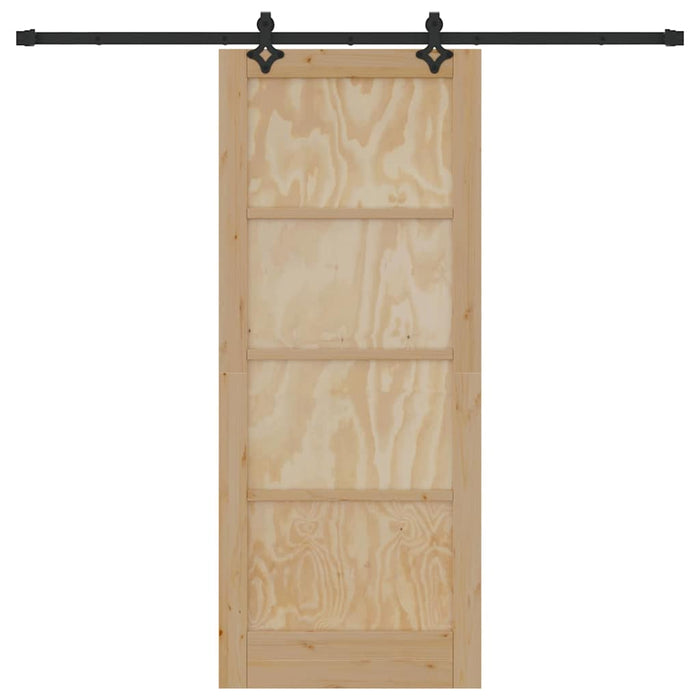 porta scorrevole  con Set di Hardware 'ORKDAL'in Legno Massello di Pino 3333644