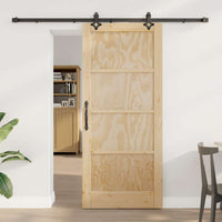 Porta Scorrevole con kit di hardware 'ORKDAL'in legno massello di pino 3333650