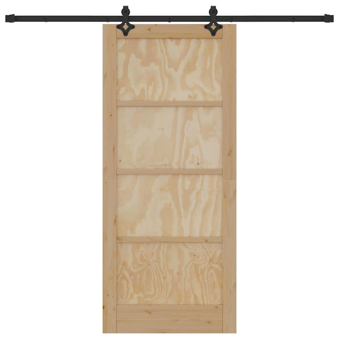 Porta Scorrevole con kit di hardware 'ORKDAL'in legno massello di pino 3333650