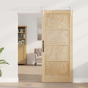 Porta scorrevole Altro ORKDAL Naturale e bianco 86 x 198.5 cm 3333706