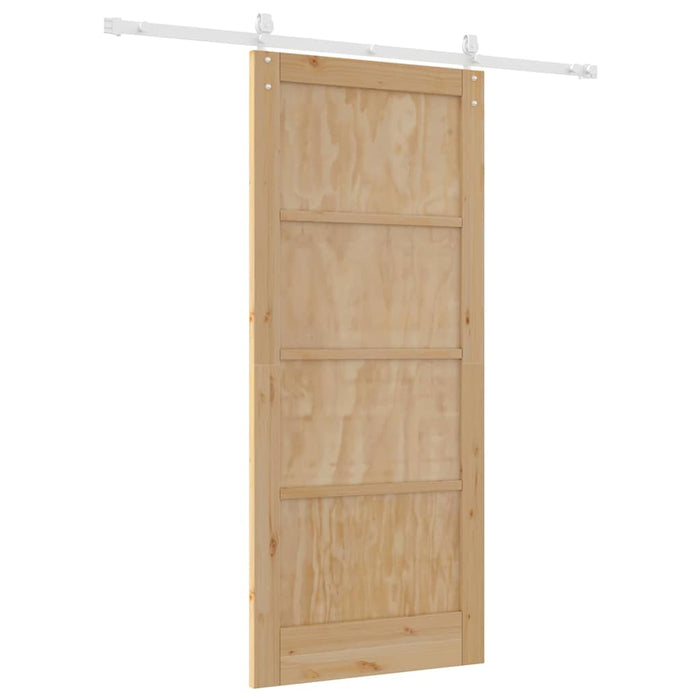 Porta scorrevole Altro ORKDAL Naturale e bianco 86 x 198.5 cm 3333706