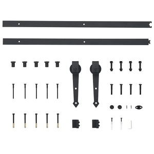 Porta Scorrevole con Kit Hardware 'ORKDAL'in Legno Massello di Pino 3333784