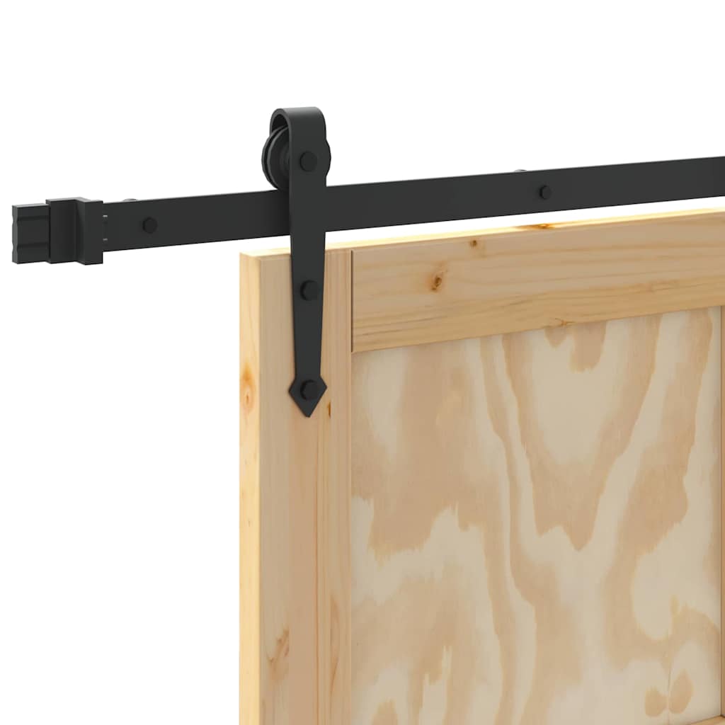 porta scorrevole  con kit di accessori 'ORKDAL'in legno massello di pino 3333788