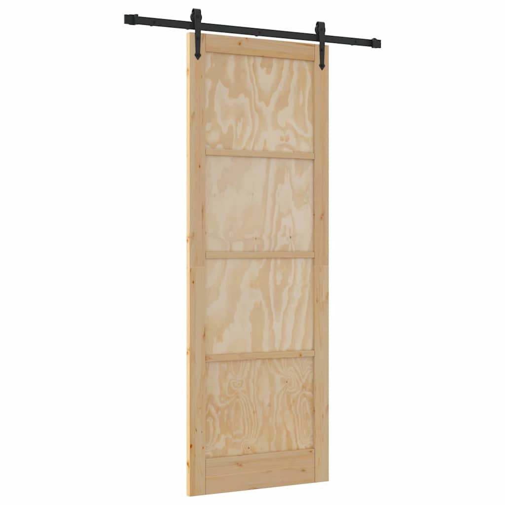 porta scorrevole  con kit di accessori 'ORKDAL'in legno massello di pino 3333788