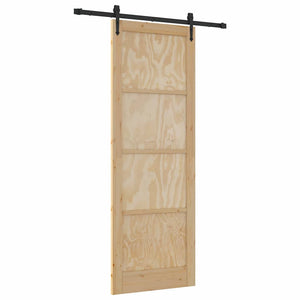 porta scorrevole  con kit di accessori 'ORKDAL'in legno massello di pino 3333788