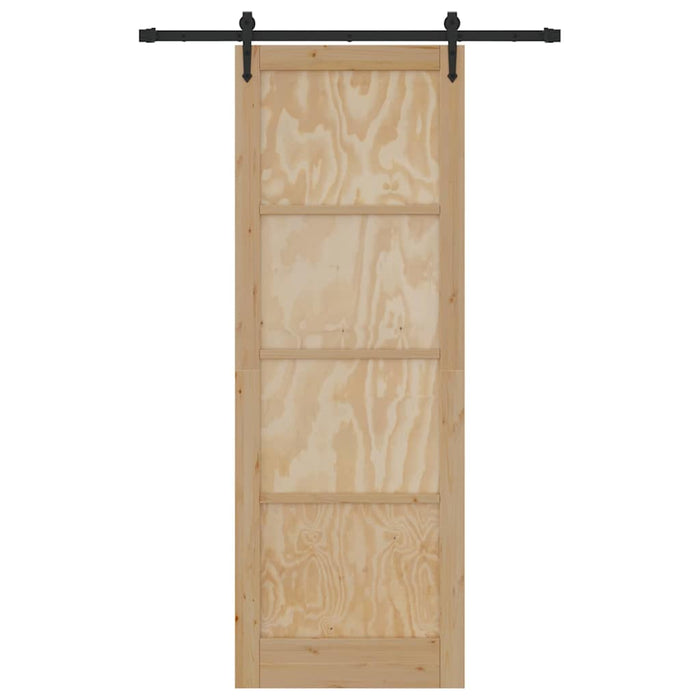 porta scorrevole  con kit di accessori 'ORKDAL'in legno massello di pino 3333788