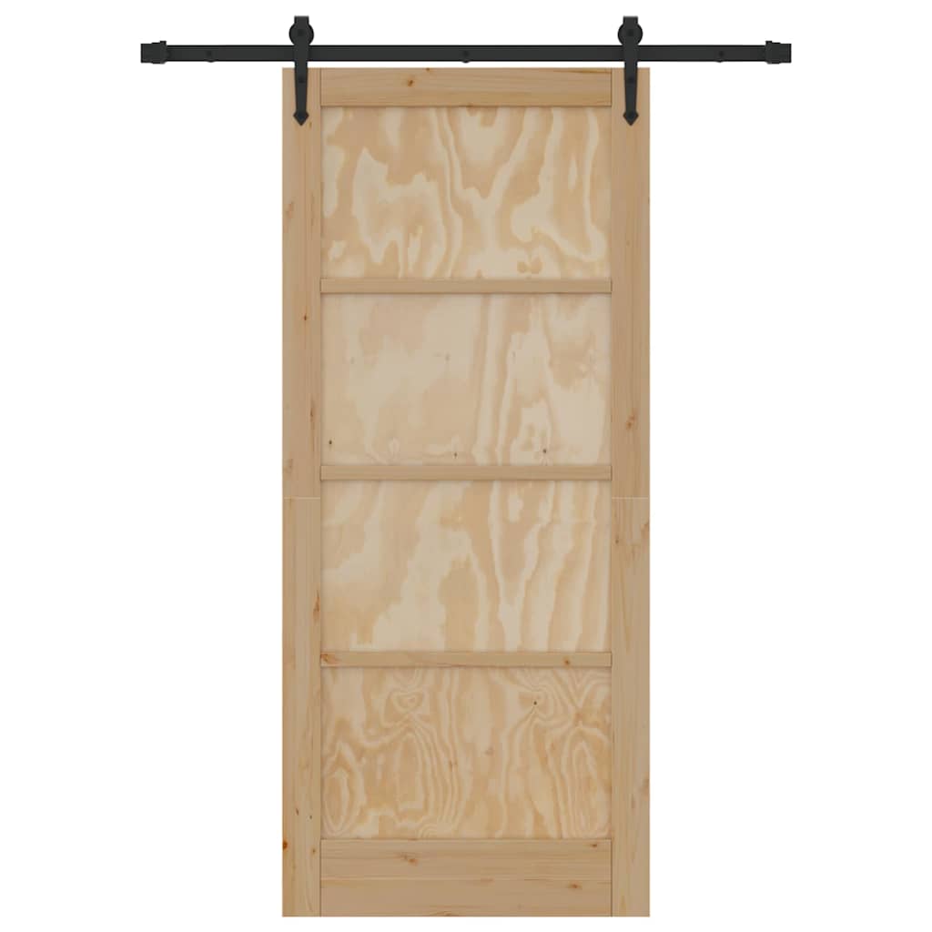 porta scorrevole  con set di hardware 'ORKDAL'in legno massello di pino 3333790