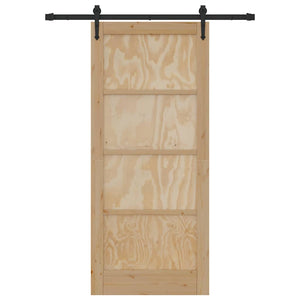 porta scorrevole  con set di hardware 'ORKDAL'in legno massello di pino 3333790