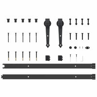 Porta scorrevole  con set di hardware 'ORKDAL'in legno massello di pino 3333812